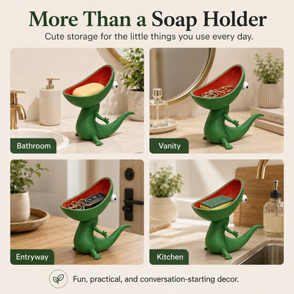 🦎 Fun Lizard Soap Holder – Make Cleaning Fun!🛁✨ Organize All Your Little Things⏰ Limited Time Offer 🎁
