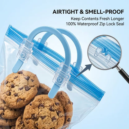 🛍️ 20-Pack Reusable Smell-Proof Stand-Up Pouches – Multicolor Backpack Goody Bags for Kids Parties & Snacks