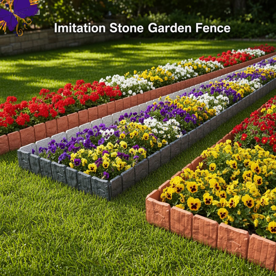 ⚡Hot Sales 49% OFF🔥Imitation Stone Garden Fence - DIY Garden Edging Border