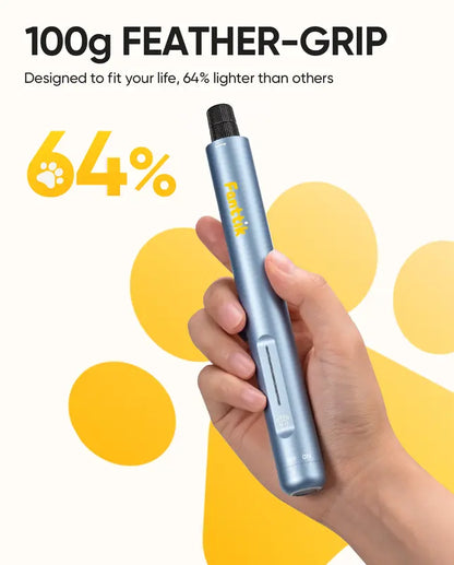 Quiet Safe Rechargeable Electric Pet Nail Grinder Paw Trimmer