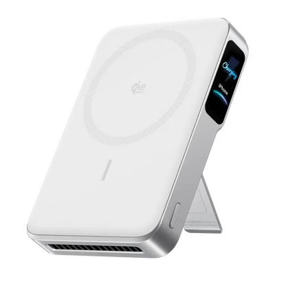 2 25W Magnetic Wireless Portable Charger, 10,000mAh Fast Charging Battery Pack with Smart Display