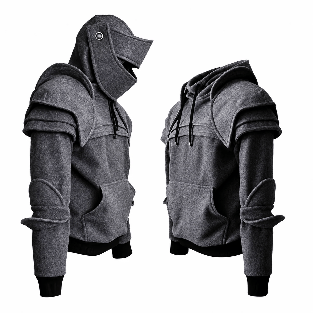 ⚔️ The Ultimate 2-in-1 Knight Hoodie