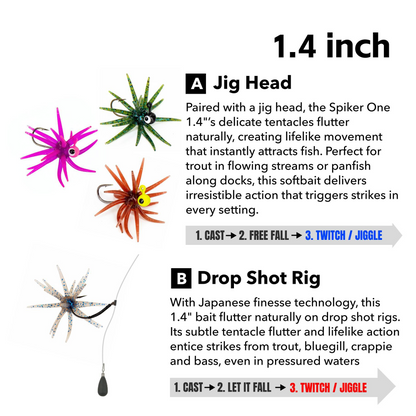 🎣2026 HOT SALE 49% OFF🐙 Tentacle Finesse Soft Plastic Lure