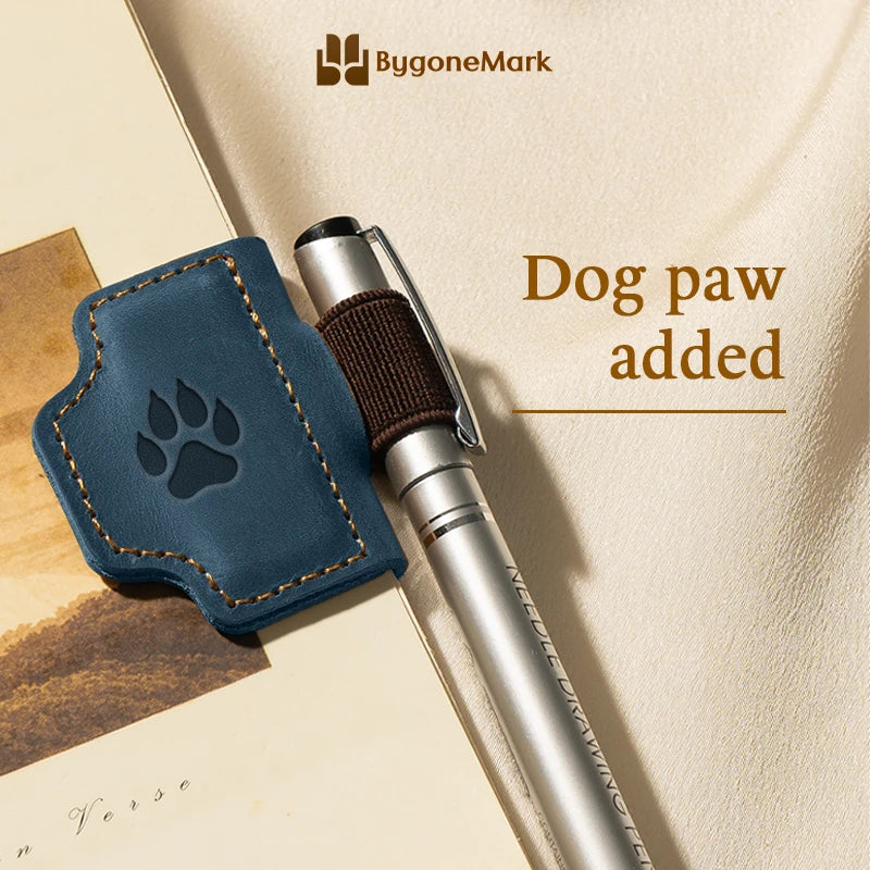 LAST DAY 70% OFF - Personalized Magnetic Leather Pen Holder Bookmark