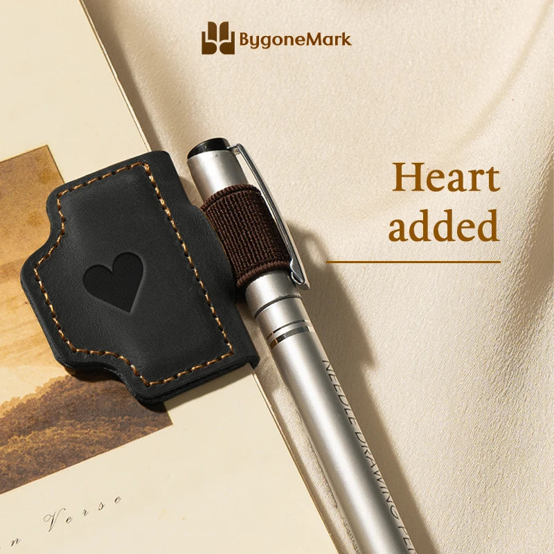 LAST DAY 70% OFF - Personalized Magnetic Leather Pen Holder Bookmark