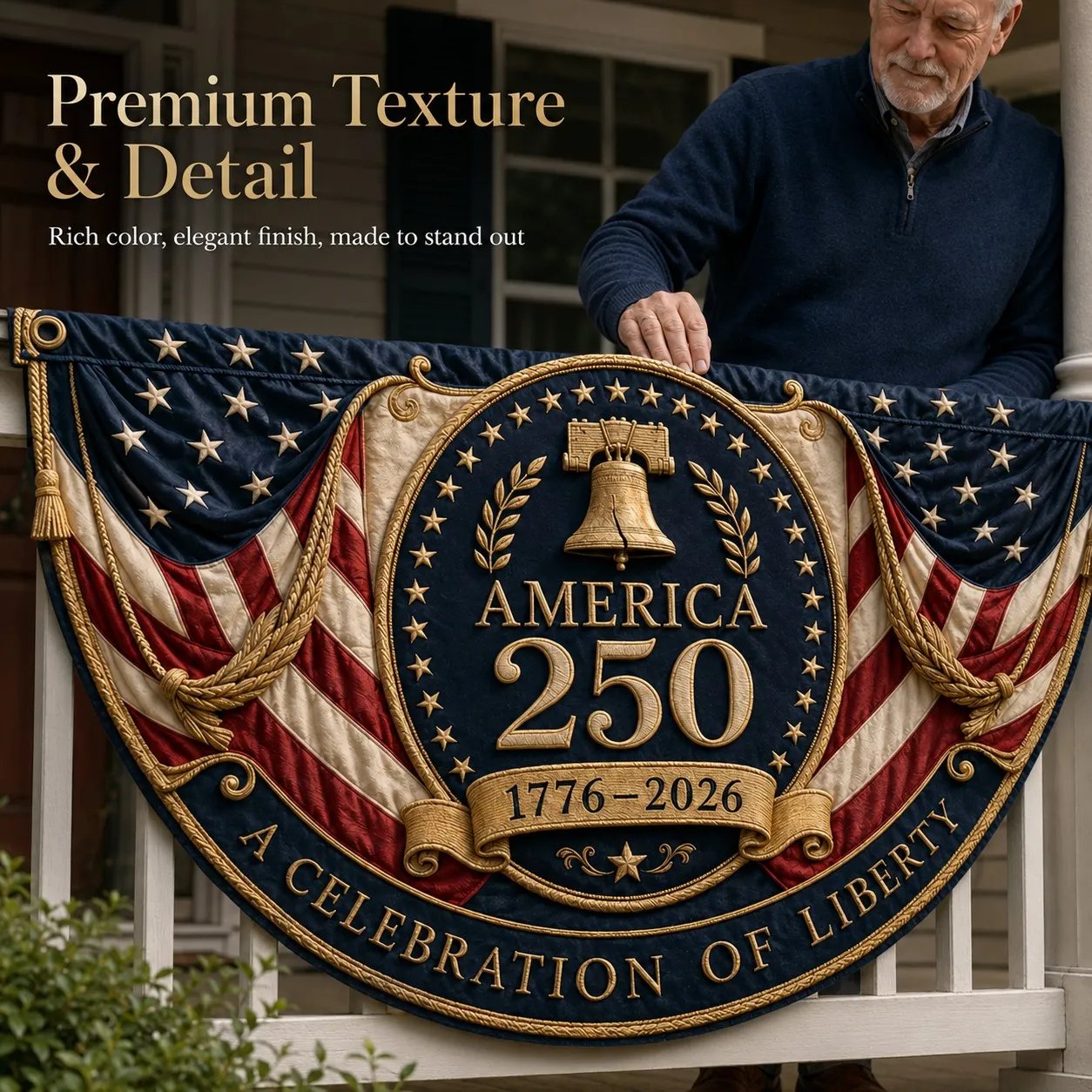 🇺🇸America 250 Fan Bunting Flag A Celebration of Liberty, Heritage, and American Pride 🇺🇸