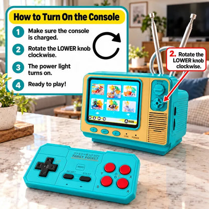 🔥Black Friday Deal🎮GV300 Retro Handheld Game Console – 2.8' IPS Screen, Portable Gaming Device & Gift for Gamers