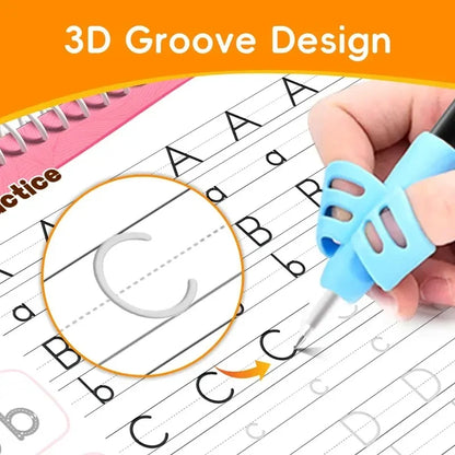 ✏️ Magic Handwriting Practice Book – Fun Reusable Groove Writing Set for Kids 🌈