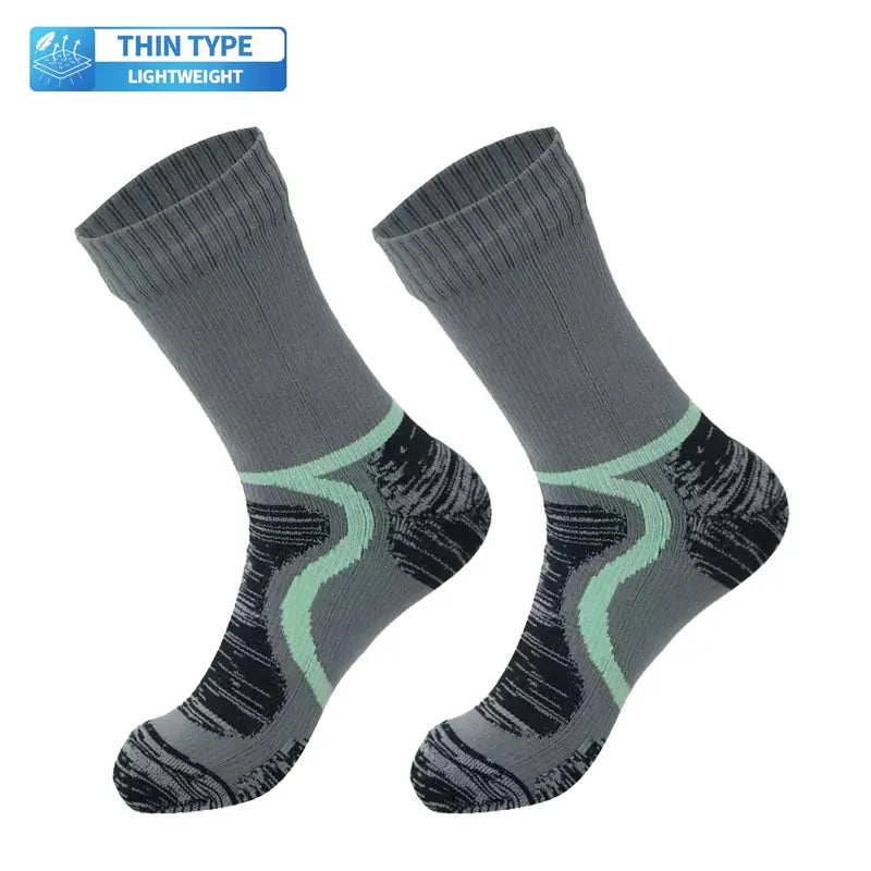 Waterproof Ankle Socks for Men & Women, Lightweight & Thermal Options, 3-Layer Stretch Technology