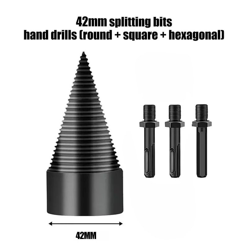WOOD LOG SPLITTER FIREWOOD DRILL BIT