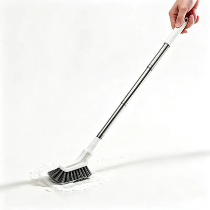 Adjustable Length Stainless Steel Telescopic Long Handle Crevice Cleaning Brush