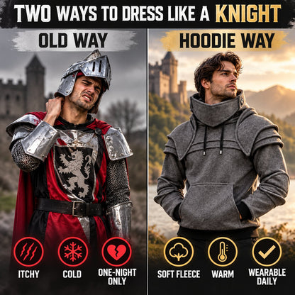 ⚔️ The Ultimate 2-in-1 Knight Hoodie