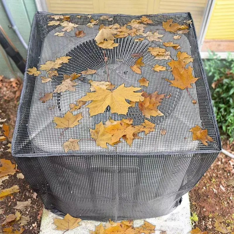 Durable Air Conditioner Cover, Full Mesh AC Protector, Heavy-Duty Outdoor Protection