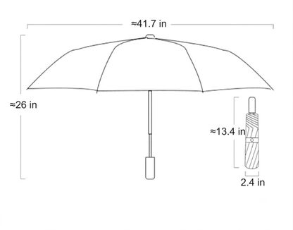 🔥2026 New Model💖 Creative Ring Buckle 10-Rib Windproof Reinforced Umbrella