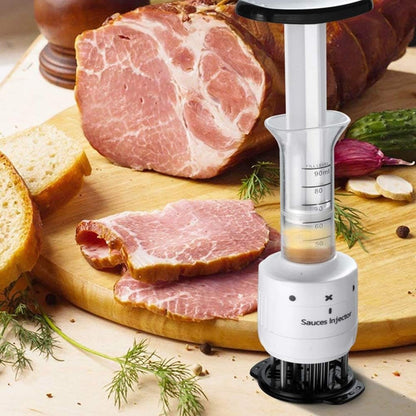 🔪Kitchen Essentials🥩Professional 2-in-1 Meat Tenderizing Injector, Steak Marinade and Seasoning Sauce Injector
