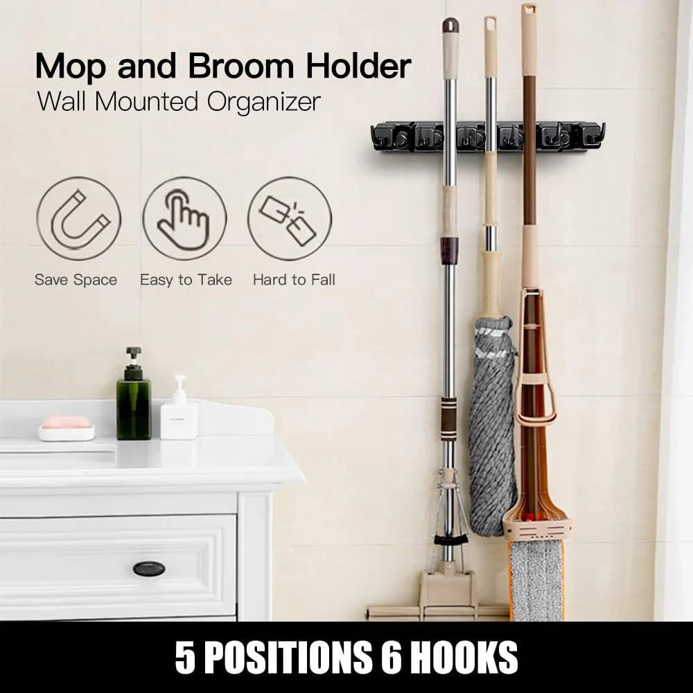4Slot & 5Hook Wall Mounted Holder