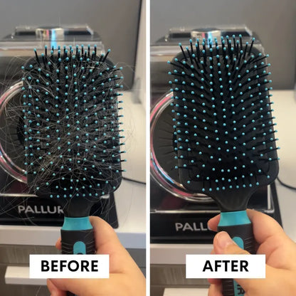 Automatic Hair Brush Cleaner and Sanitizer - Removes hair and lint, Disinfects in seconds