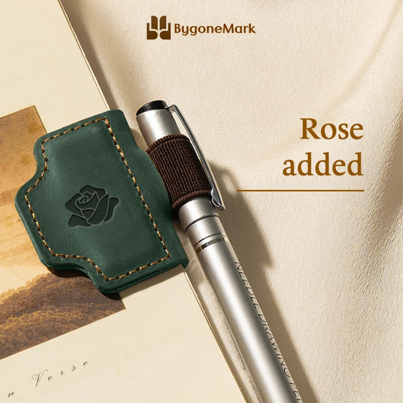 LAST DAY 70% OFF - Personalized Magnetic Leather Pen Holder Bookmark