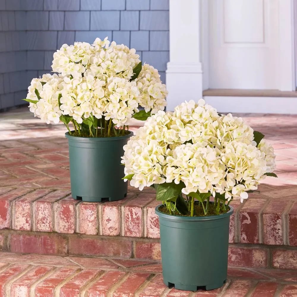 💥Last Day 69% OFF💐Artificial Outdoor Hydrangea Flowers - UV resistant, Waterproof, Windproof