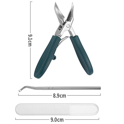 🔥Last Day Sale - Eagle Beak Angled Nail Clippers 3-Piece Set
