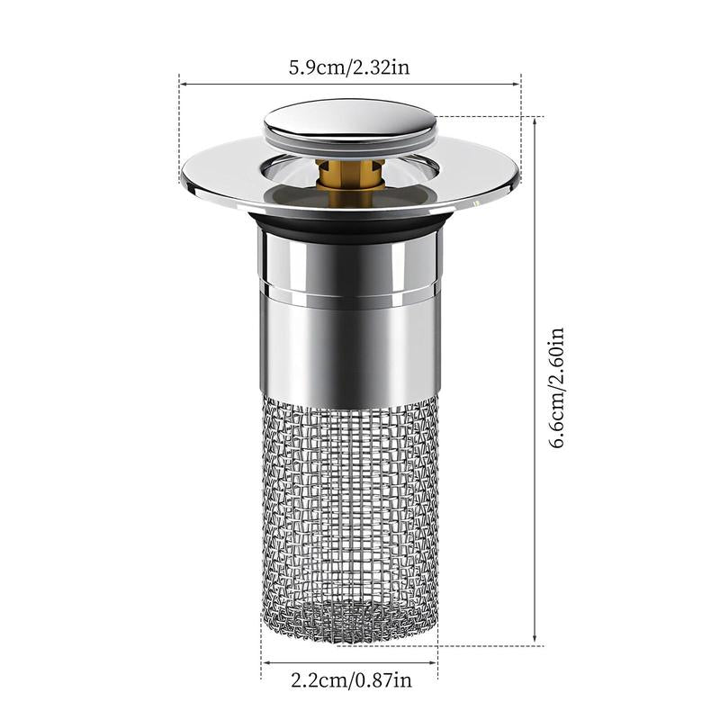 ✨Buy 1 Get 1 Free🔥Universal Pop-up Sink Drain Filter