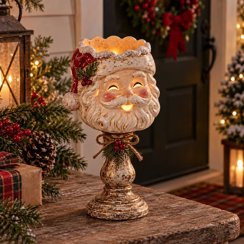 Christmas Heirloom Glow Candle Holder Collection