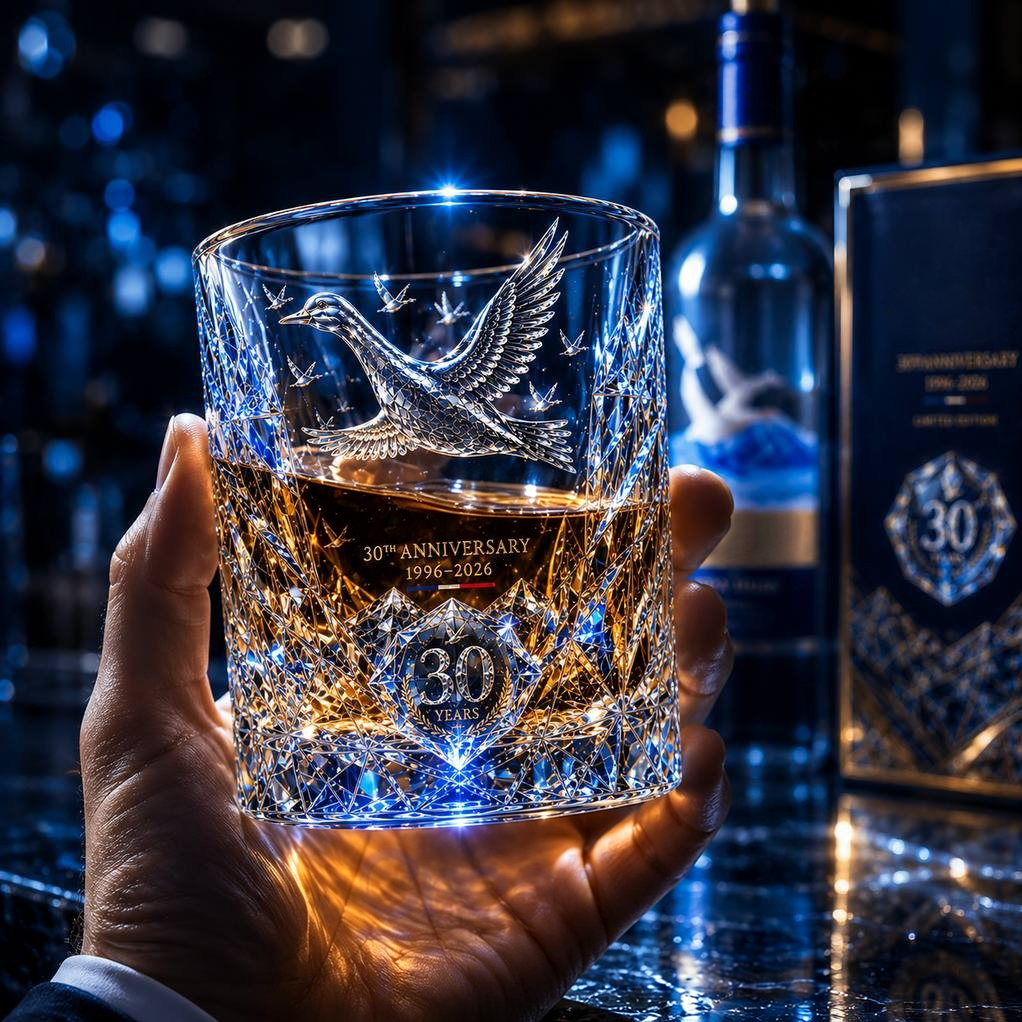 🔥Hot Sales 60% OFF🔥Goose 30 Years Limited Edition Whiskey Crystal Turbler🪿