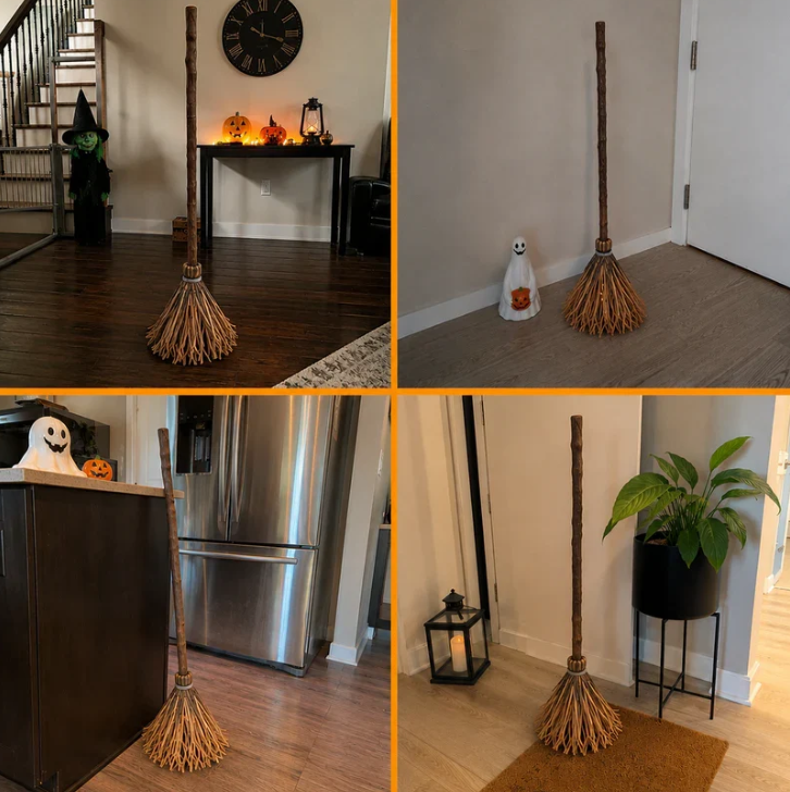 💥Halloween Sale 50% OFF🧙‍♀️🪄Floating Witch's Broom – Haunted Dancing Broom