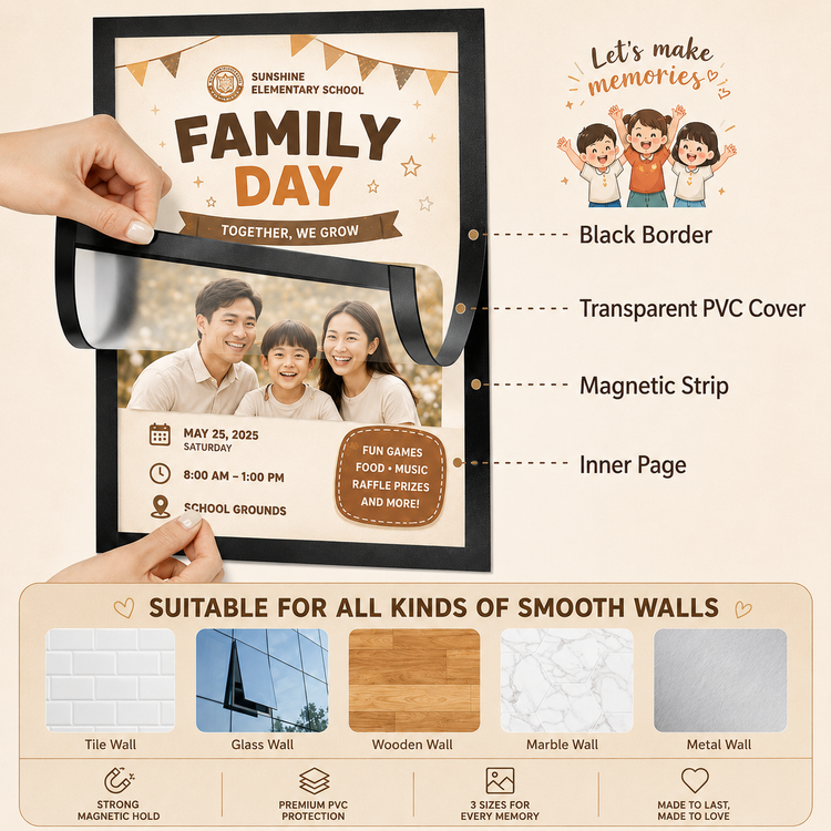 Magnetic Picture Frame Photo-5pcs