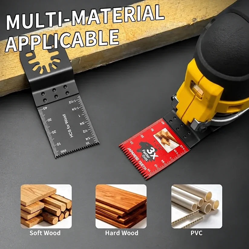 🔥Japanese-Tooth Oscillating Saw Blades — Universal Fit