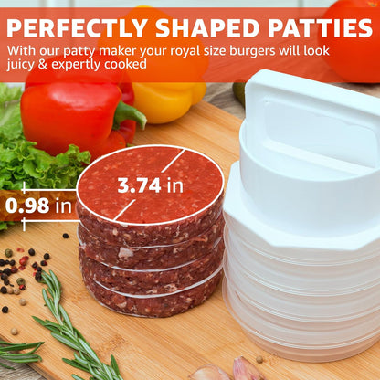 Hamburger Press Patty Maker - 4 in 1