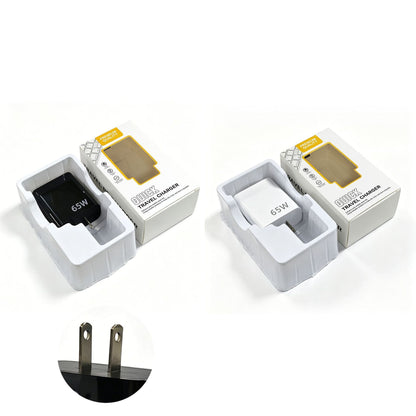 ⚡65W 5-Port Fast Charger｜PD QC Multi USB C Wall Charger