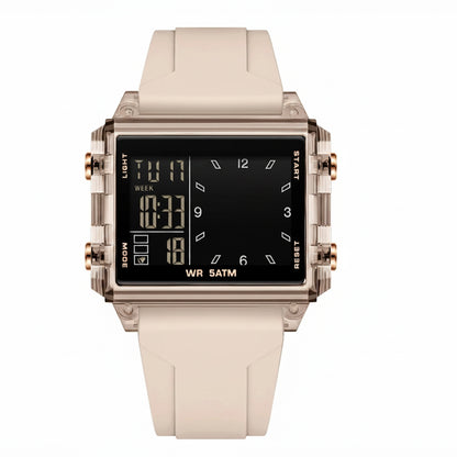 Analog-Digital Sport Watch – Waterproof, Luminous & Multi-Function