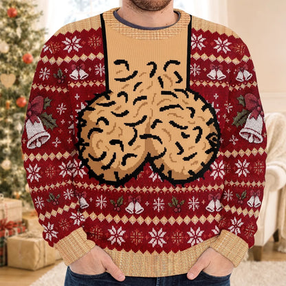 Christmas Ugly Sweatshirt, Personalized Jingle Balls Sweatshirt