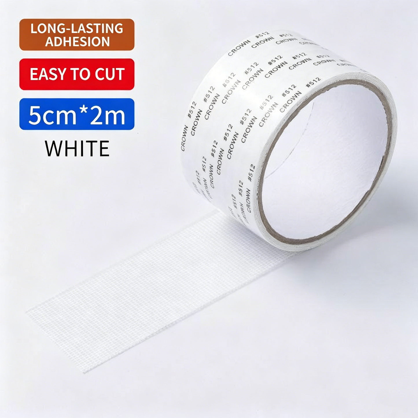 Durable Fiberglass Mesh Tape for Fixing Window and Door Screens (2inch x 157.5inch)
