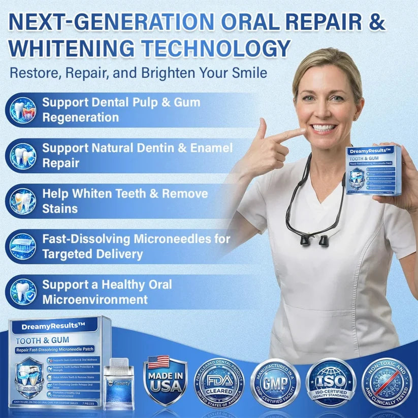 Prime® Tooth & Gum Care Fast-Dissolving Microneedle Patch