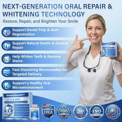 Prime® Tooth & Gum Care Fast-Dissolving Microneedle Patch
