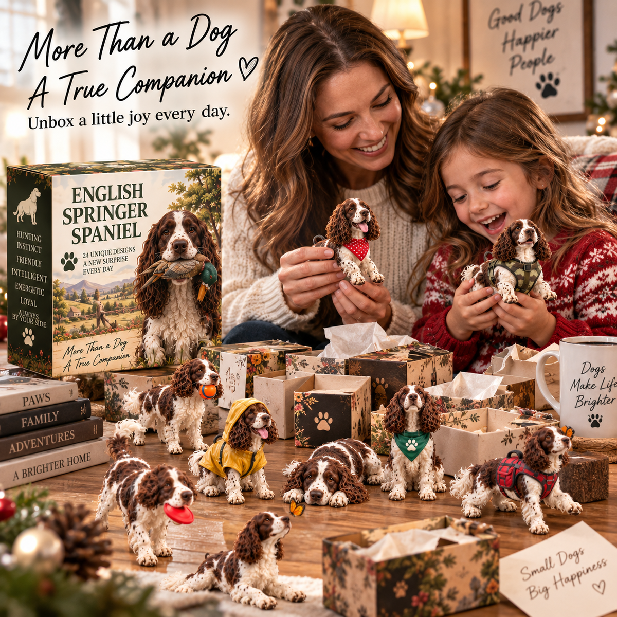 🔥Black Friday Deal 🐕‍🦺24 Days of English Springer Spaniels – 24 Personalities, One Unforgettable Pack