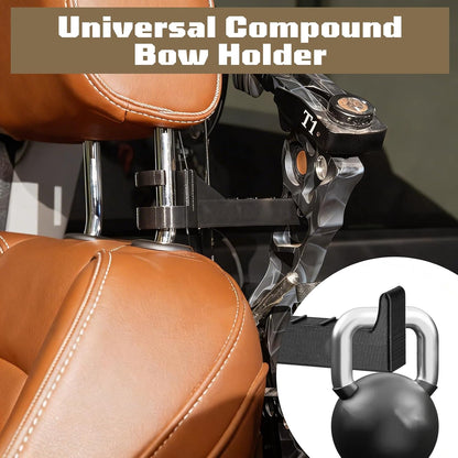 Universal Car Headrest Compound Bow Holder Hook