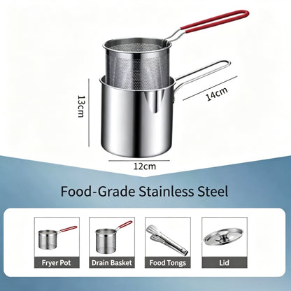 💥Stainless Steel Deep Fryer Set
