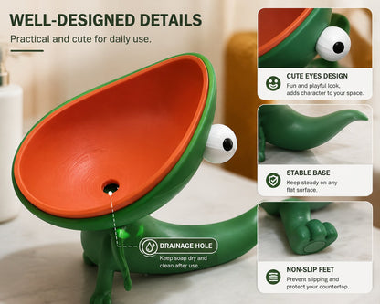 🦎 Fun Lizard Soap Holder – Make Cleaning Fun!🛁✨ Organize All Your Little Things⏰ Limited Time Offer 🎁