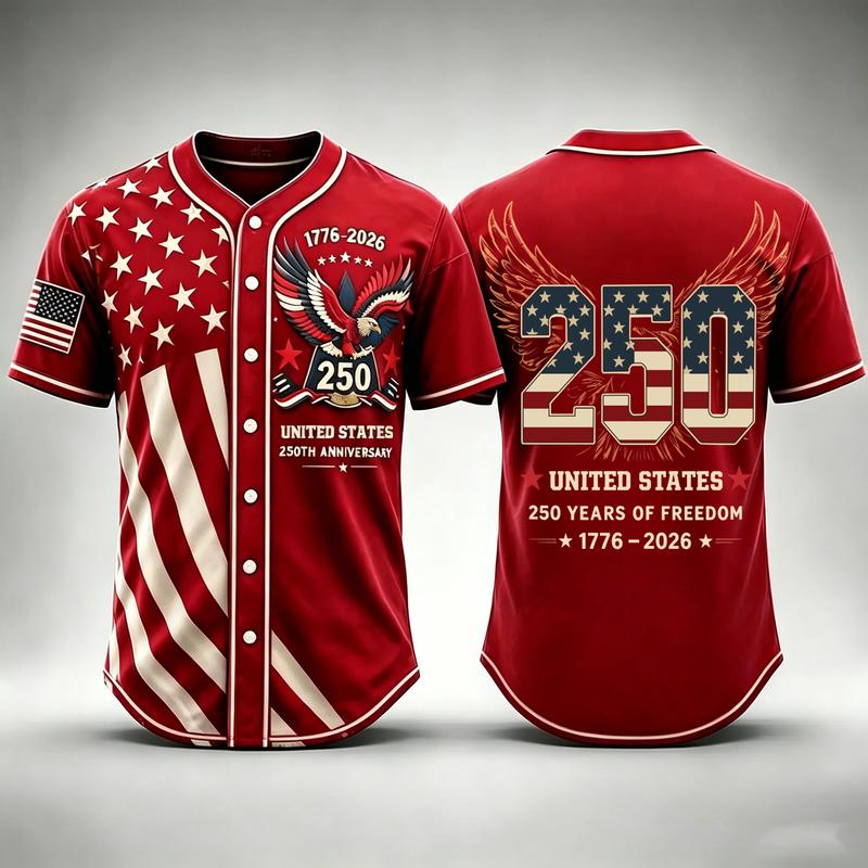 USA 250th Anniversary BaseballJersey