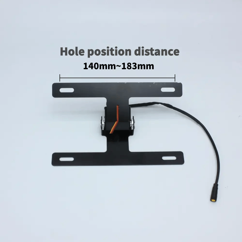 Electric Motorcycle License Plate Holder