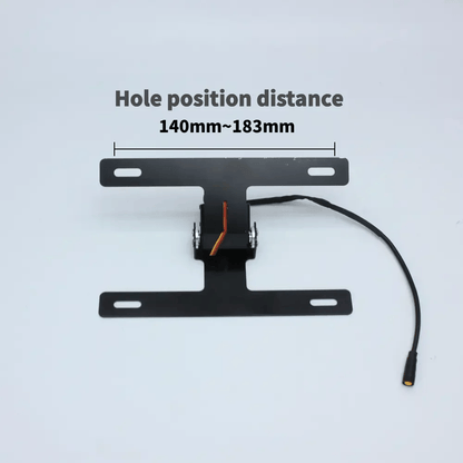 Electric Motorcycle License Plate Holder