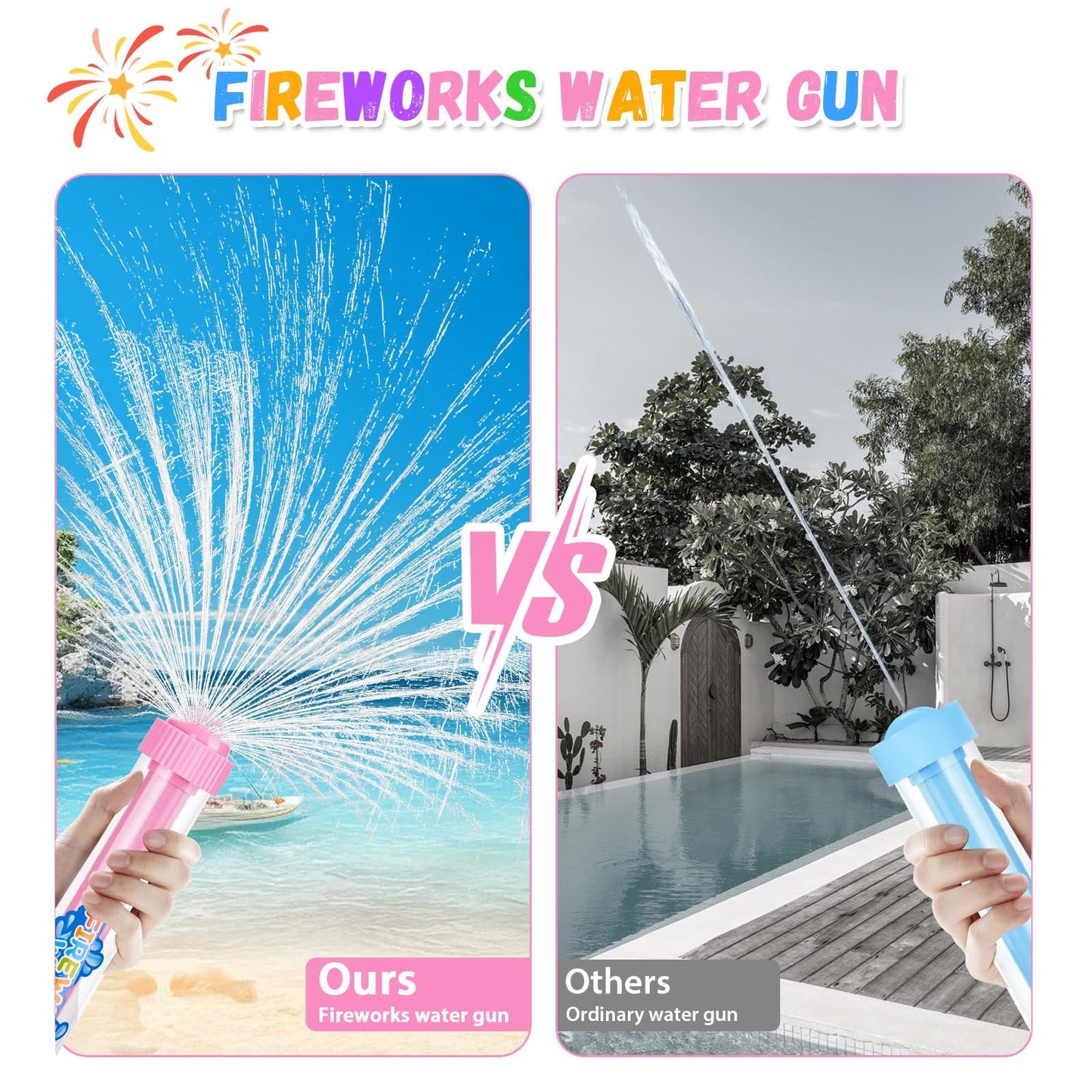 🙌Firework Style Water Spray Toy