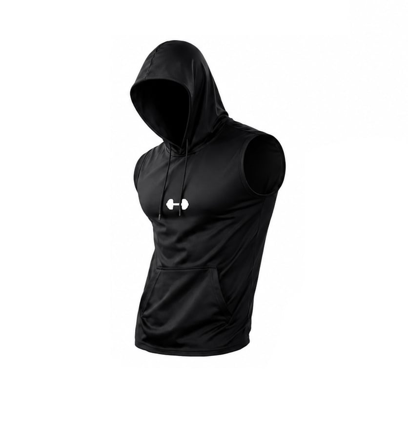 Quick-Dry Cooling Hooded Sleeveless Tops