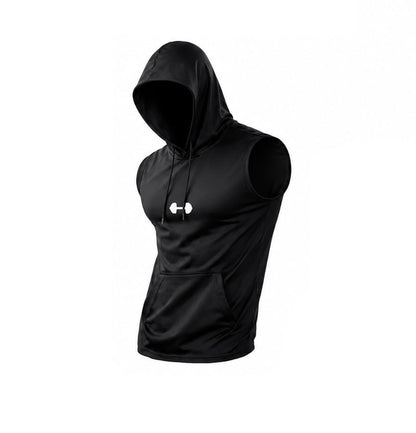 Quick-Dry Cooling Hooded Sleeveless Tops