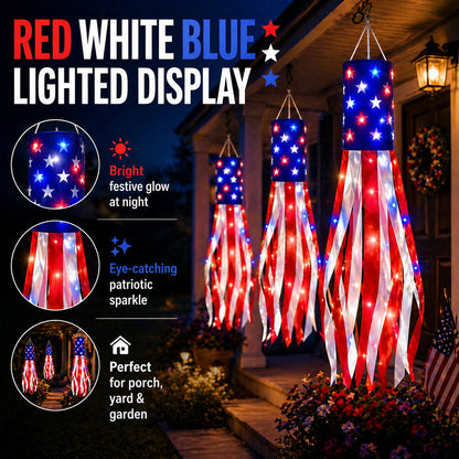 Large American Flag Windsocks