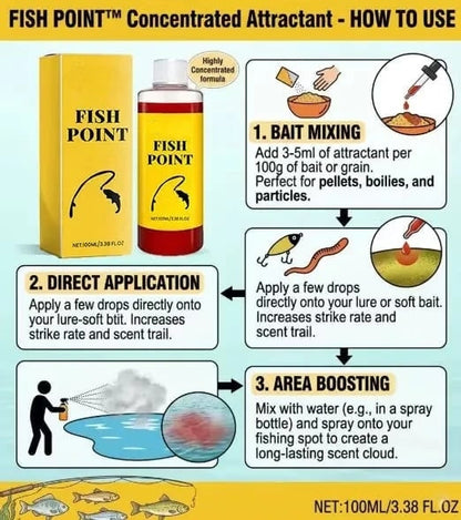 🎣 Concentrated Fish Attractant Liquid – 🐟Fast-Acting Red Worm Formula -8JX3