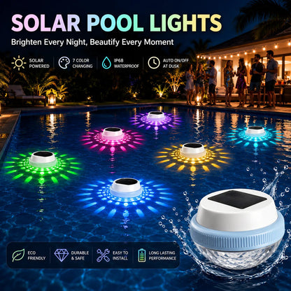 Solar Floating Pool RGB Light (Pack Of 2)